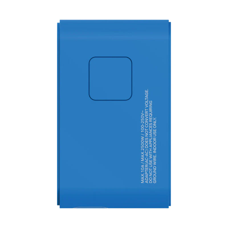Momax UA18B 1-World 70W GaN 3-Port + AC Travel Adapter With Built-in USB-C Cable (Blue) - Image 3