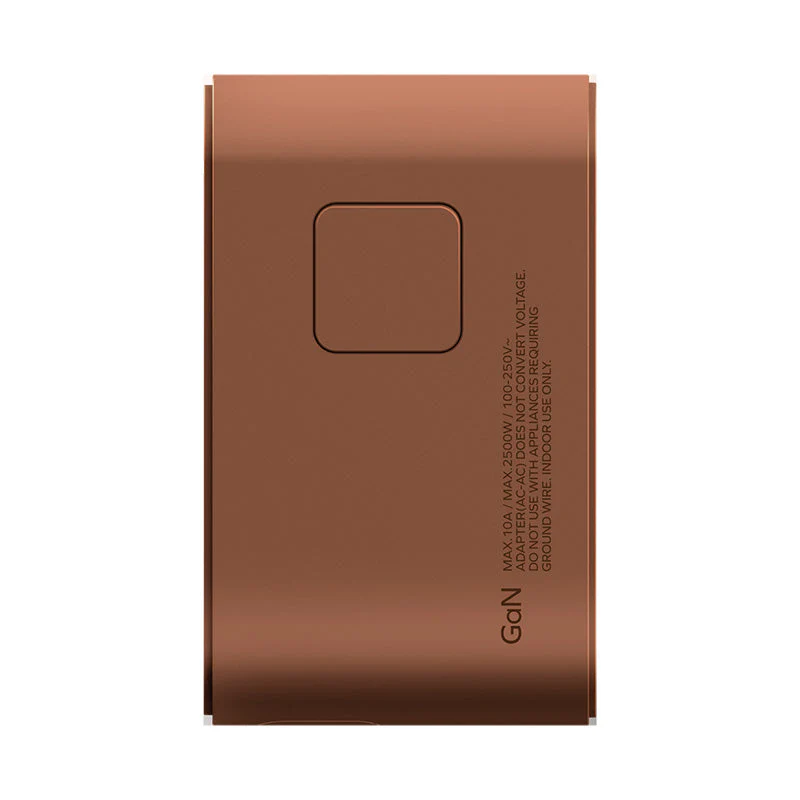Momax UA18L2 1-World+ 70W GaN 3-Port + AC Travel Adapter with Built-in USB-C Cable (Sandstone) - Image 3