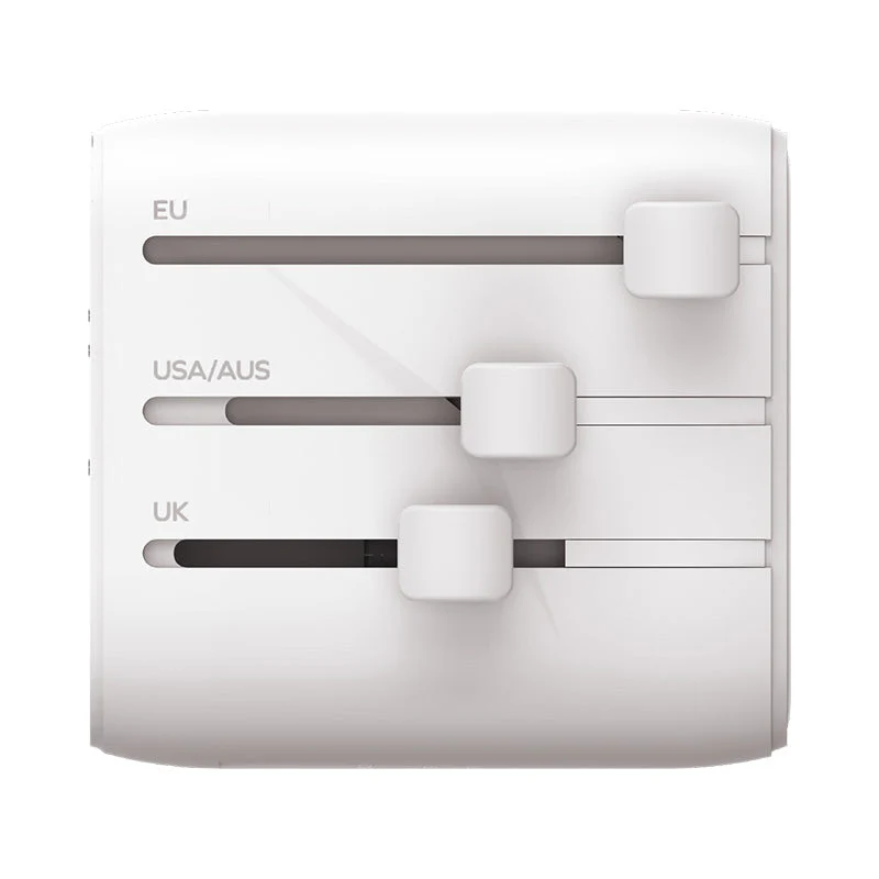 Momax UA29W 1-World² 20W Universal 2-Port USB Travel Adapter - White - Image 3
