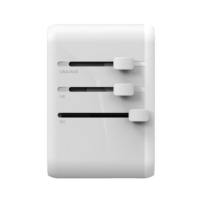 Momax UA8AW 1-World 70W GaN 5 Ports + AC Travel Adaptor - White - Image 4