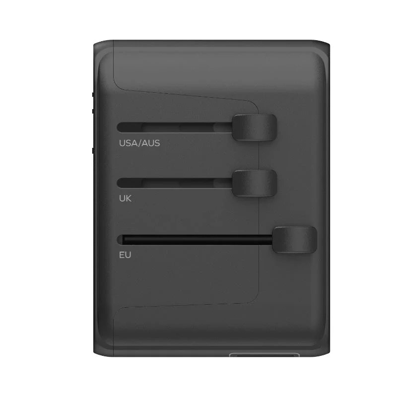 Momax UA9E 1-World 35W 5 Ports + AC Travel Adaptor - Titanium - Image 5