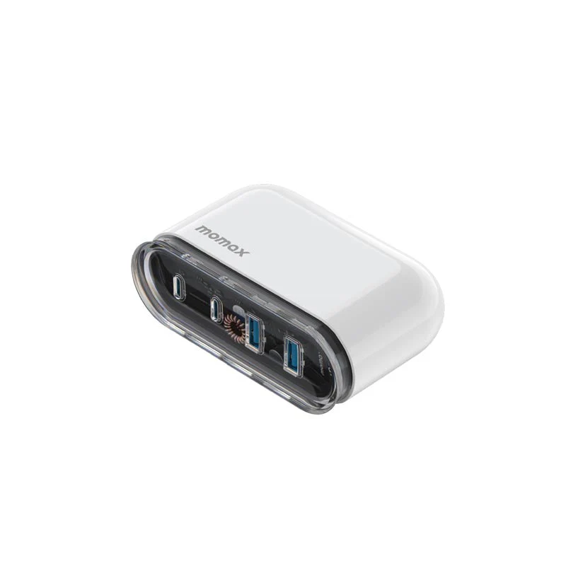 Momax UM53UKW 80W 4 Port Charger 1-Charge Flow (White) - Image 3