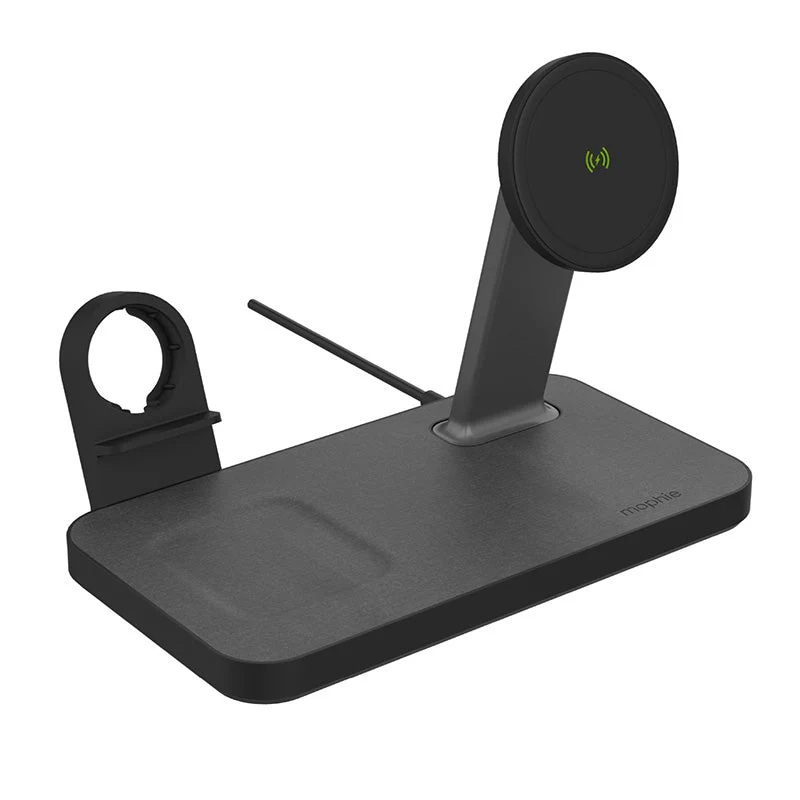 Mophie 3-In-1 MagSafe Wireless Snap+Charging Stand (Black) - Image 3