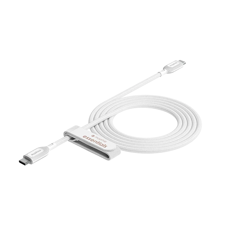 Mophie MP-40912187 Essentials Braided C to C 60W 2M (White)