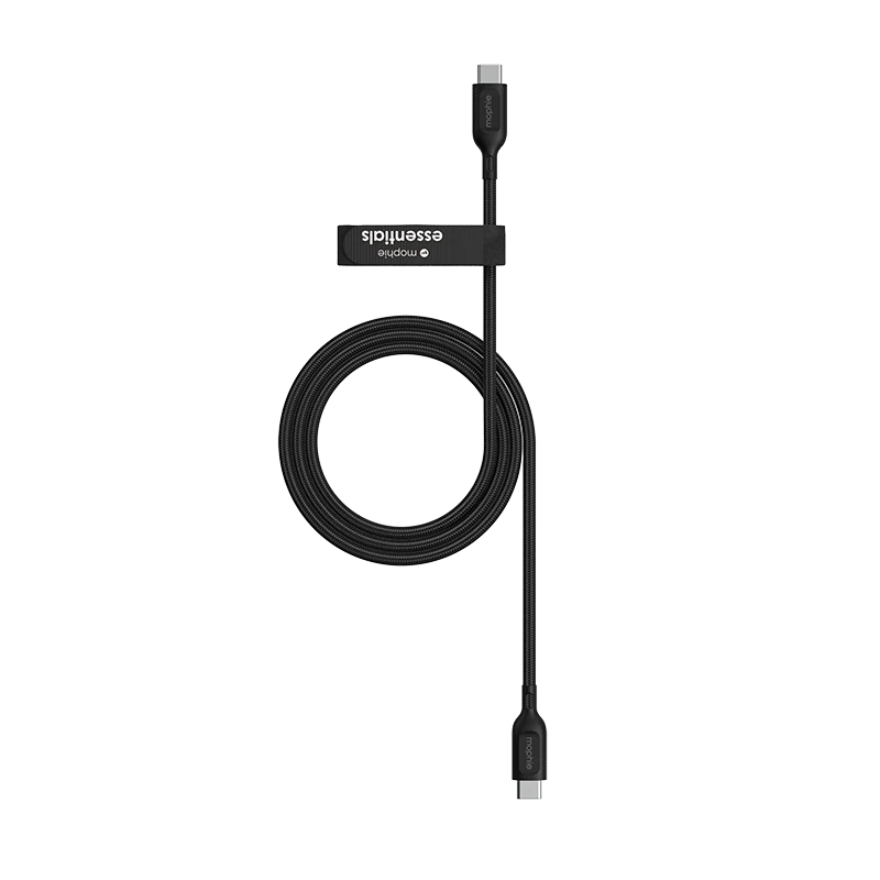 Mophie MP-40912236 Essentials Braided C to C 60W 1M (Black) - Image 4