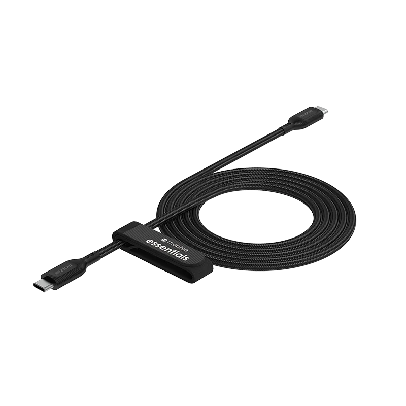 Mophie MP-40912237 Essentials Braided C to C 60W 2M (Black) - Image 3