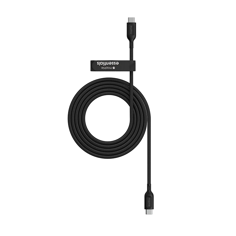 Mophie MP-40912237 Essentials Braided C to C 60W 2M (Black) - Image 4