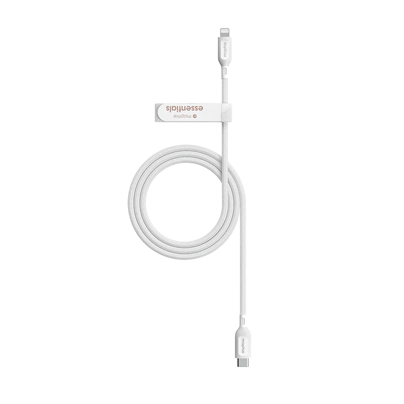 Mophie TN-1M-Braided-FG USB-C to Lightning Essential (White) - Image 4