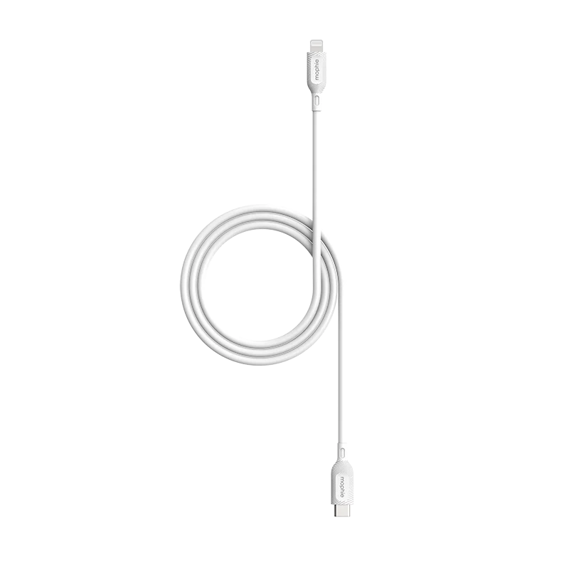 Mophie TN-1M-TPE-FG USB-C to Lightning Essential Cable (White)