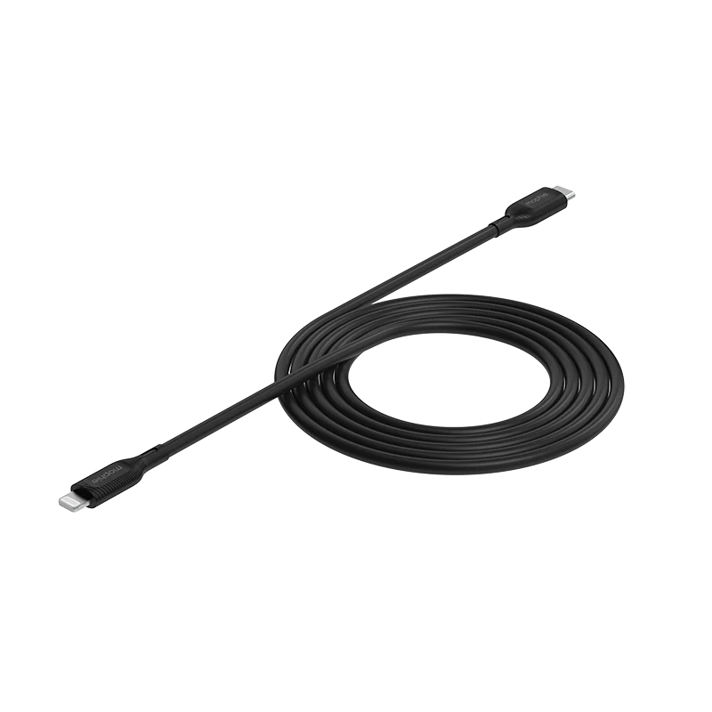 Mophie TN-2M-TPE-FG USB-C to Lightning Essential Cable (Black)