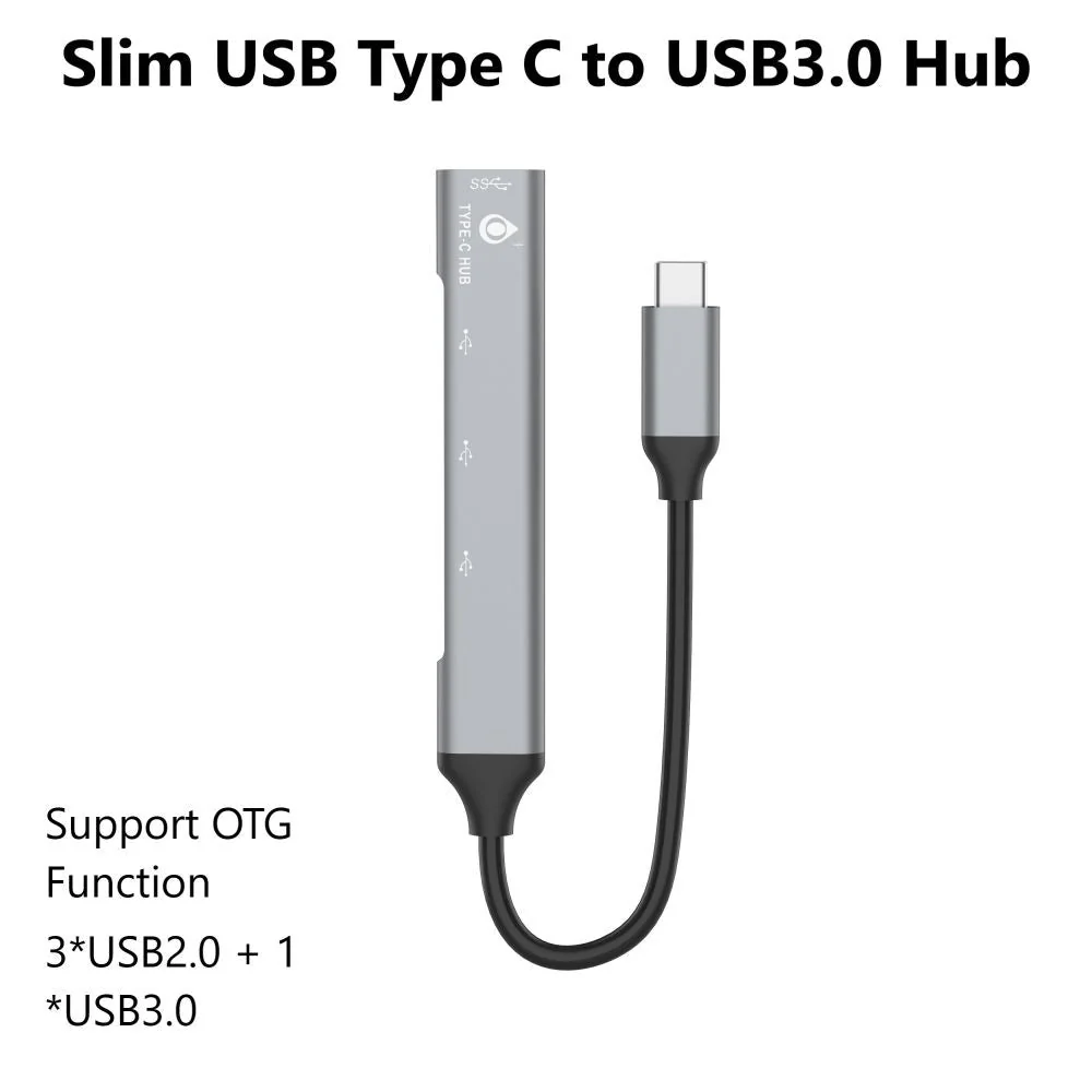 Moveteck NB1451 4-in-1 Type C to USB 3.0 Hub (Slim) - Image 4