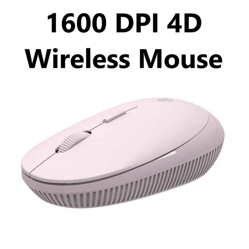 Moveteck NG6049 Wireless Mouse 2.4 Ghz 4D 1600DPI (Pink) - Image 3