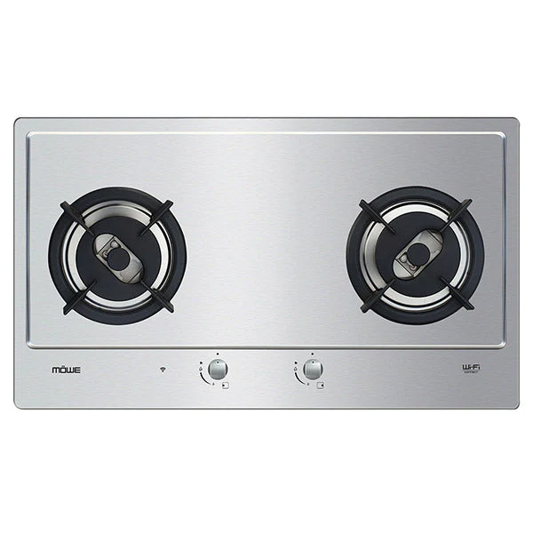Mowe 78cm 2 Burners Wi-Fi Stainless Steel Hob