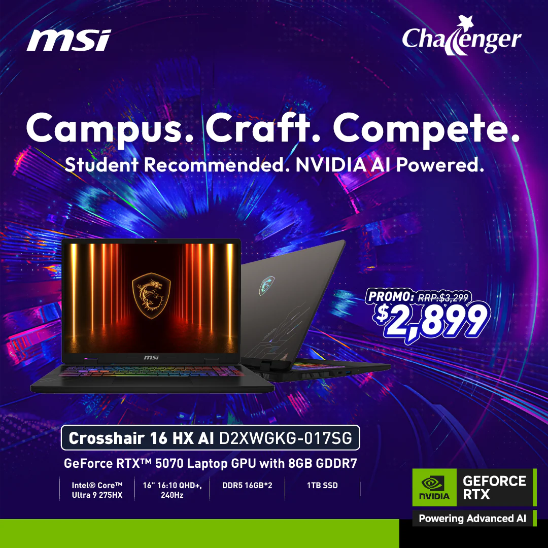MSI Crosshair 16 HX AI D2XWGKG-017SG - UT9-275HX 32GB 1TB GeForce RTX 5070 - Image 2