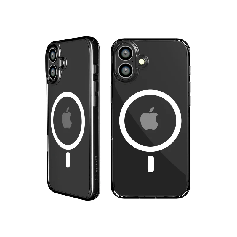N.Brandz iPhone 16 N-MagClairo-IP1661/qi2/ClairoMag Anti-Yellow qi2/Magsafe Clear Case - Image 3