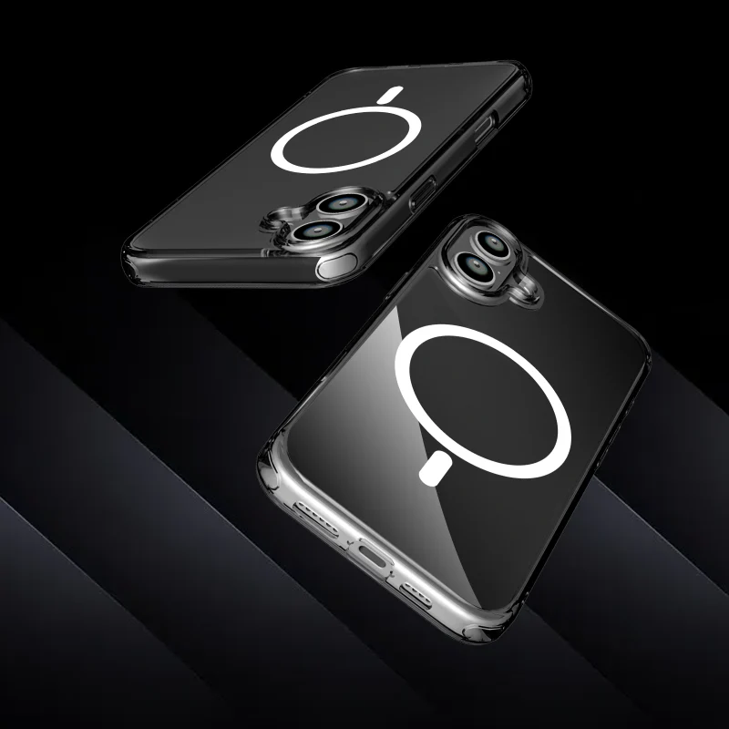 N.Brandz iPhone 16 N-MagClairo-IP1661/qi2/ClairoMag Anti-Yellow qi2/Magsafe Clear Case - Image 4