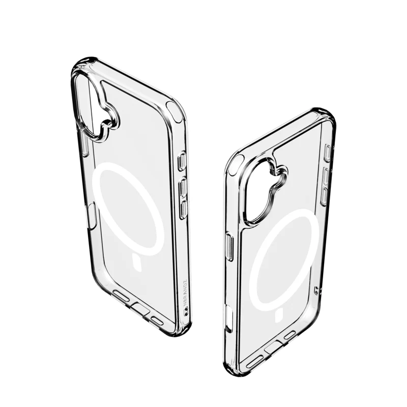N.Brandz iPhone 16 N-MagClairo-IP1661/qi2/ClairoMag Anti-Yellow qi2/Magsafe Clear Case - Image 5