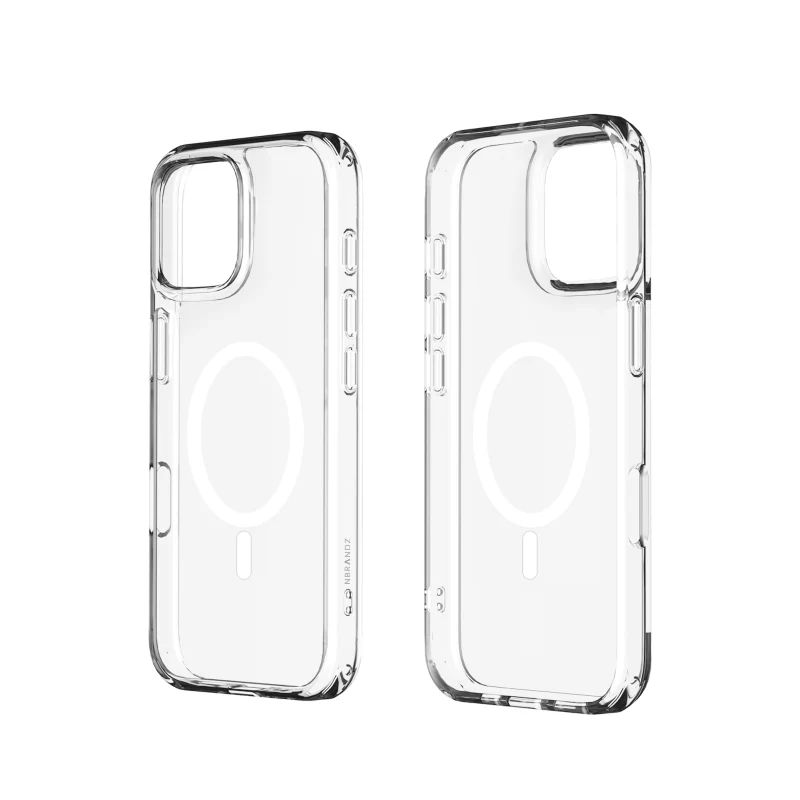 N.Brandz iPhone 16 Pro Max N-MagClairo-IP16Pro69/ClairoMag Anti-Yellow qi2/MagSafe Clear Case - Image 3