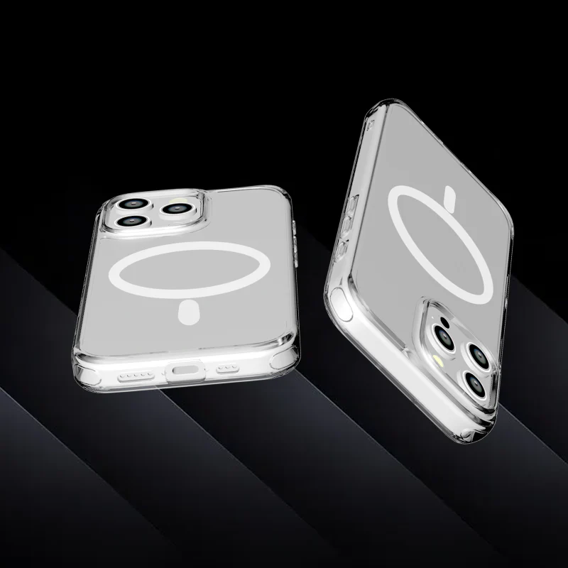 N.Brandz iPhone 16 Pro Max N-MagClairo-IP16Pro69/ClairoMag Anti-Yellow qi2/MagSafe Clear Case - Image 4