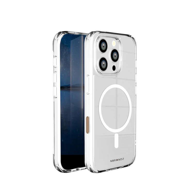N.Brandz iPhone 16 Pro N-MagClair2-IP1663/MagClair Super Strong Magnetic Anti-Yellow Case with Camera Button - Image 2
