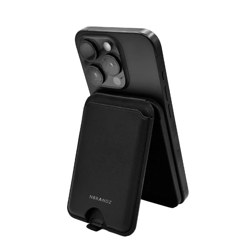 N.Brandz N-MagWallet2-BK/MagSafe Wallet Stand (Black) - Image 2