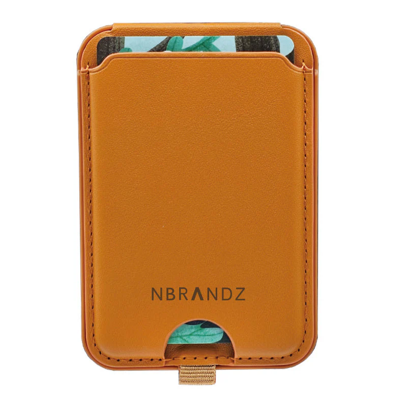 N.Brandz N-MagWallet2-BW/MagSafe Wallet Stand (Brown) - Image 2
