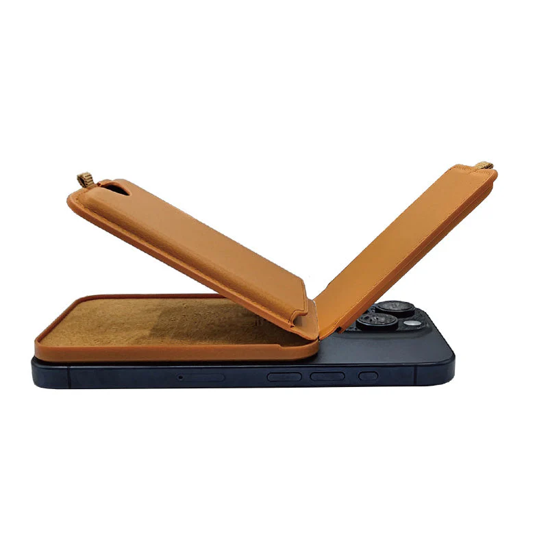 N.Brandz N-MagWallet2-BW/MagSafe Wallet Stand (Brown) - Image 4