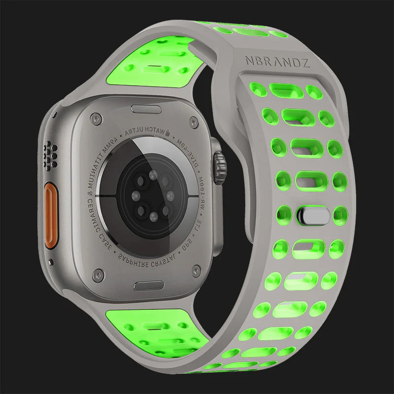 N.Brandz N-SB249-LS/Sport Apple Watch 1-10/SE Band 2 49/46/45/44/42mm (Luminous Starlight) - Image 2