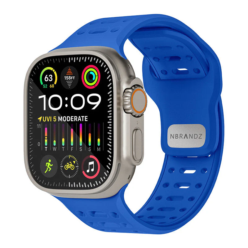 N.Brandz N-SB249-RB/Sport Apple Watch 1-10/SE Band 2 49/46/45/44/42mm (Royal Blue) - Image 5