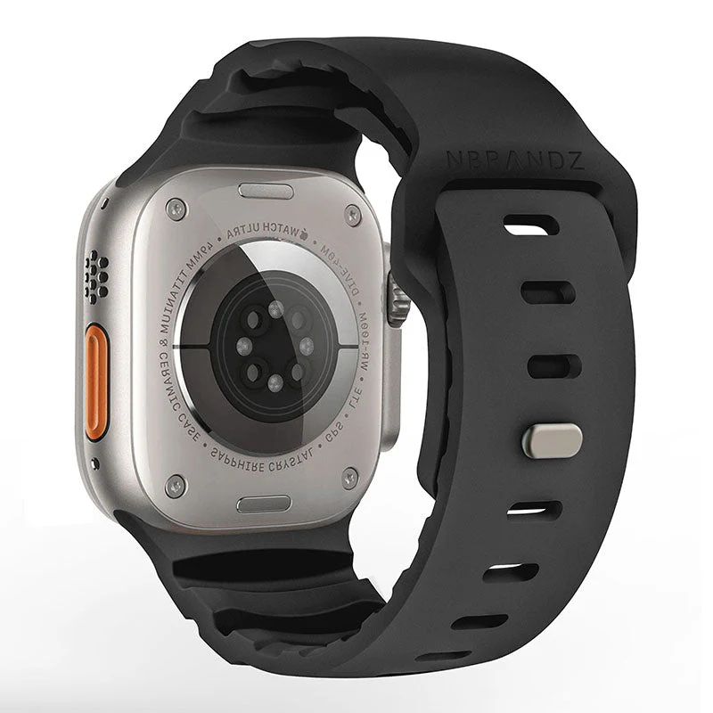 N.Brandz N-SBPro-49-BK Sport Band Pro for Apple Watch 49/46/45/44/42mm Series Ultra, 1-10/SE (Black) - Image 6