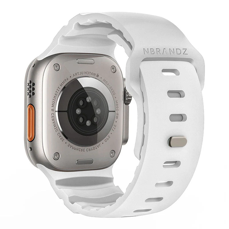 N.Brandz N-SBPro-49-LB Sport Band Pro for Apple Watch 49/46/45/44/42mm Series Ultra, 1-10/SE (Luminous Blue) - Image 5
