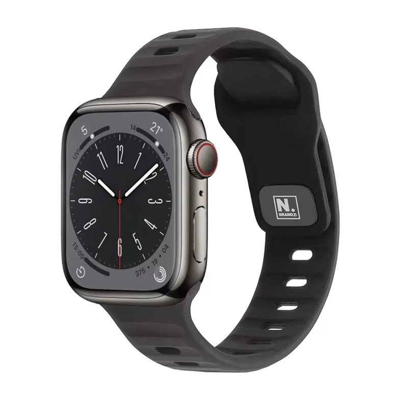 N.Brandz N-Sport41-BK 41mm/40mm/38mm UrbanStrap Sport Band For Apple watch (Black)