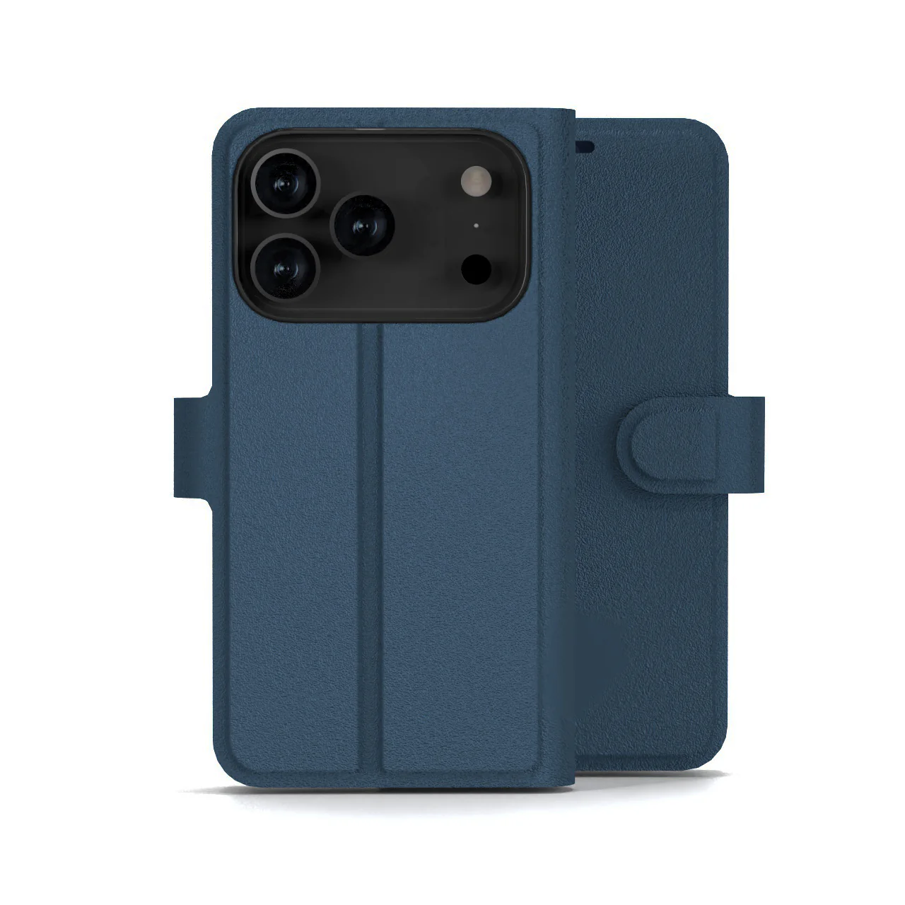 Nbrandz/N-Folio-iPhone 17 Pro Navy Blue Folio Leather Wallet Case - Image 9