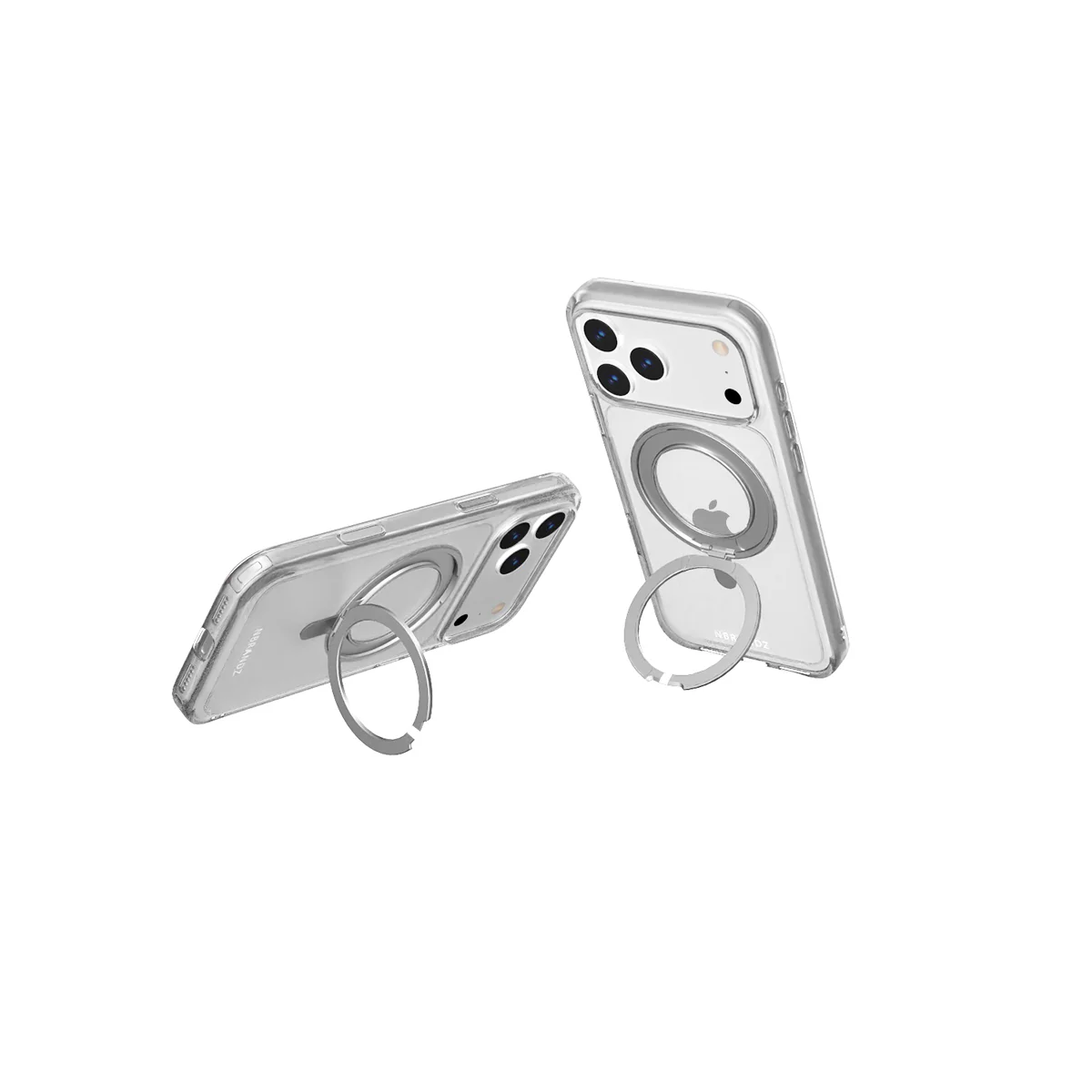 Nbrandz/N Mag360-iPhone 17 Pro Max Clear Mag360 Touch 360 Rotation Protective Case - Image 5