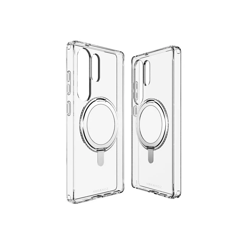 Nbrandz/N Mag360-S25U-CL/MagClair with 360 O Stand Samsung S25 Ultra Clear Protective Case - Image 3