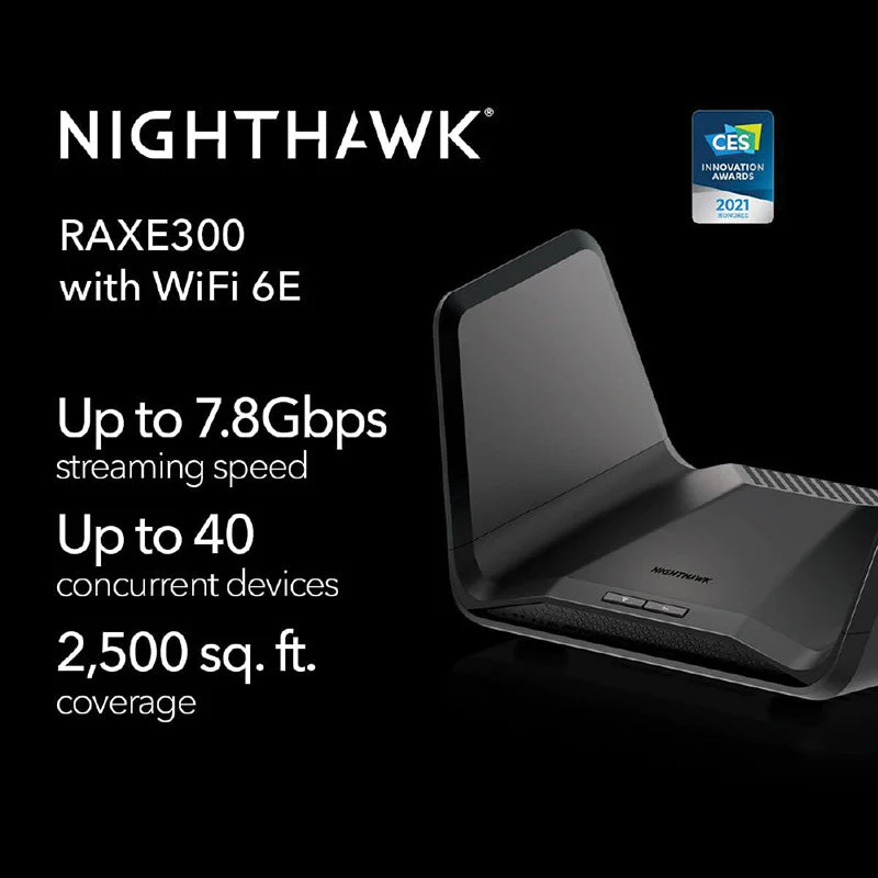 Netgear Nighthawk RAXE300 AXE7800 Tri-Band Wi-Fi 6E Router - Image 4