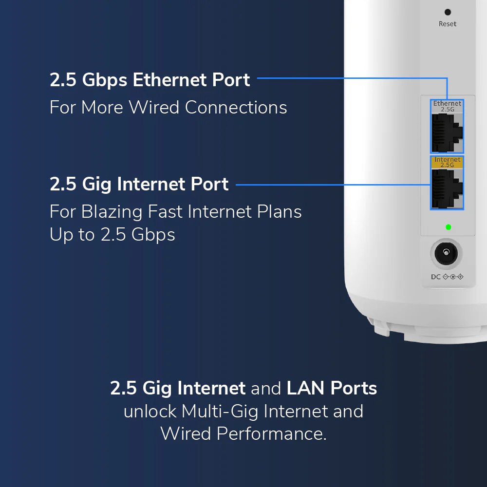 Netgear RBE372 Orbi 370 Dual-Band Wi-Fi 7 Mesh System (2-Pack) - Image 3