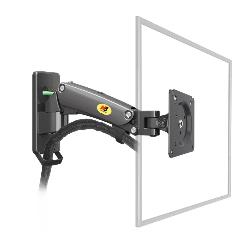 Northbayou F120 Monitor Wall Mount (17 to 27inch) - Grey