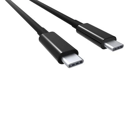 Omars TCC100BK Type-C to Type-C USB2.0 3A Cable 1M Black - Image 2