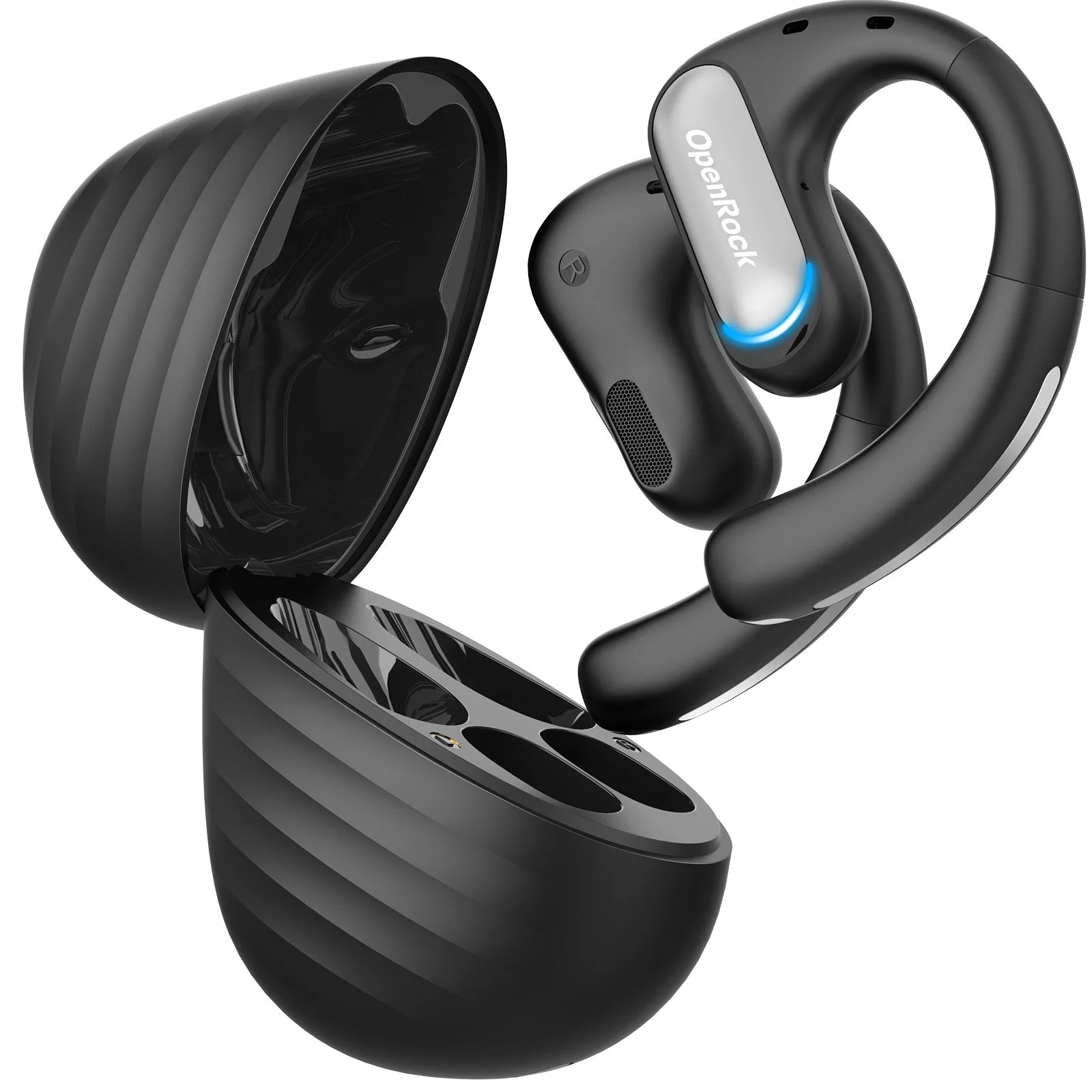 OpenRock Pro Open Ear Air Conduction Earbuds (Black) - Image 2