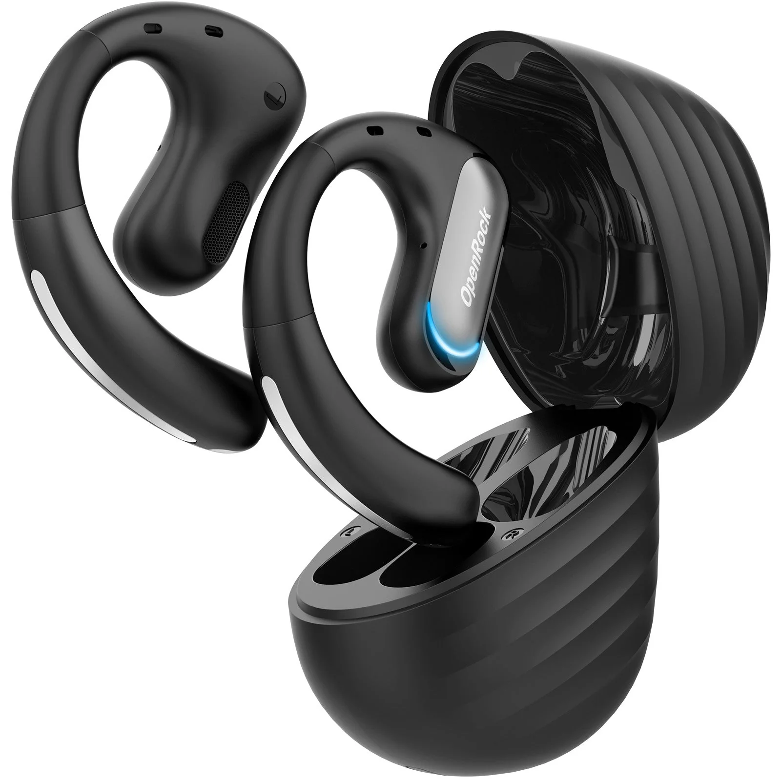 OpenRock Pro Open Ear Air Conduction Earbuds (Black) - Image 7