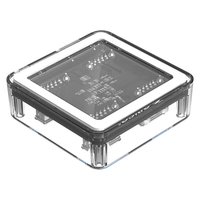 Orico MH4U-U3-10-CR-BP Transparent 4 ports USB 3.0 HUB - Image 3