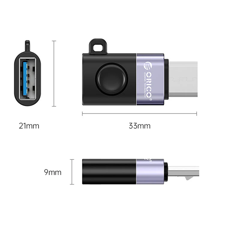 ORICO WBA-BK-BP Micro-B To USB-A Adapter - Image 2