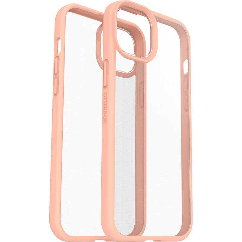Otterbox iPhone 15 React Plus Peach Perfect (Clear/Peach) - Image 4