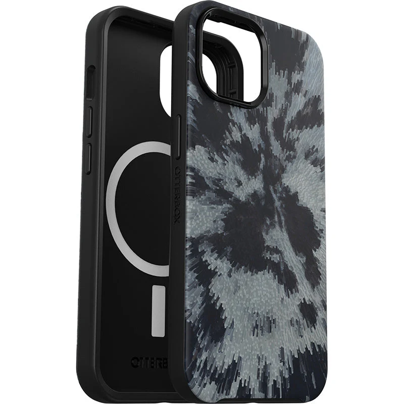 Otterbox iPhone 15 Symmetry Magsafe Burnout Sky (Black/Grey) - Image 4