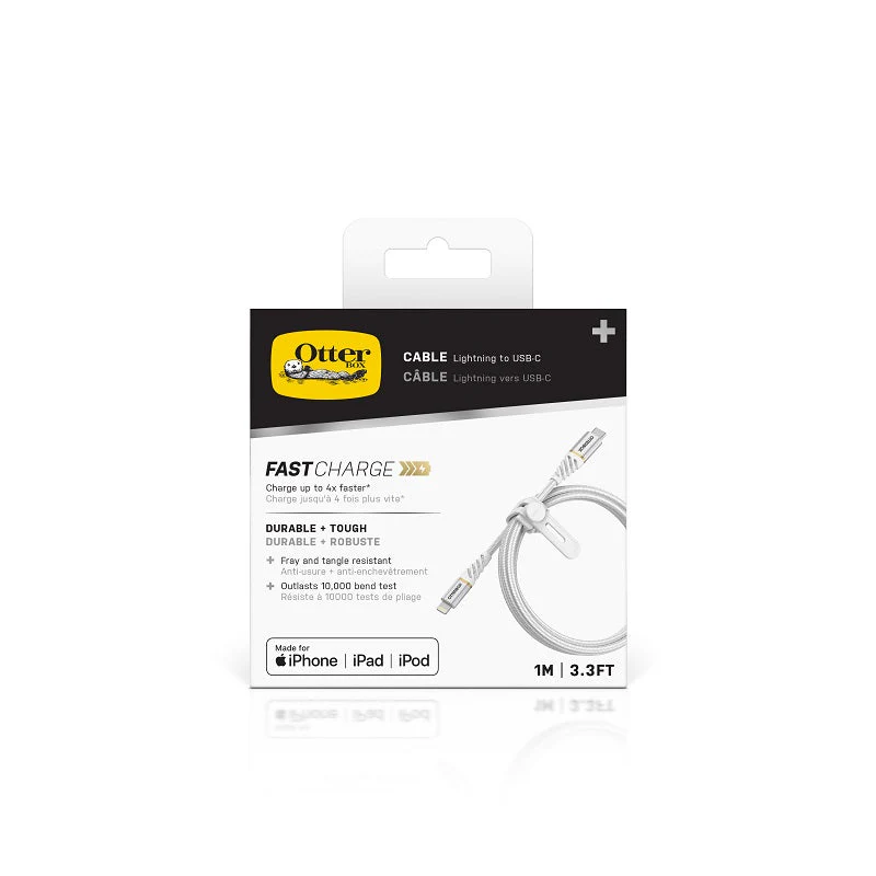 OtterBox Premium USB-C To Lightning 1m Cable (Cloud Sky) - Image 3