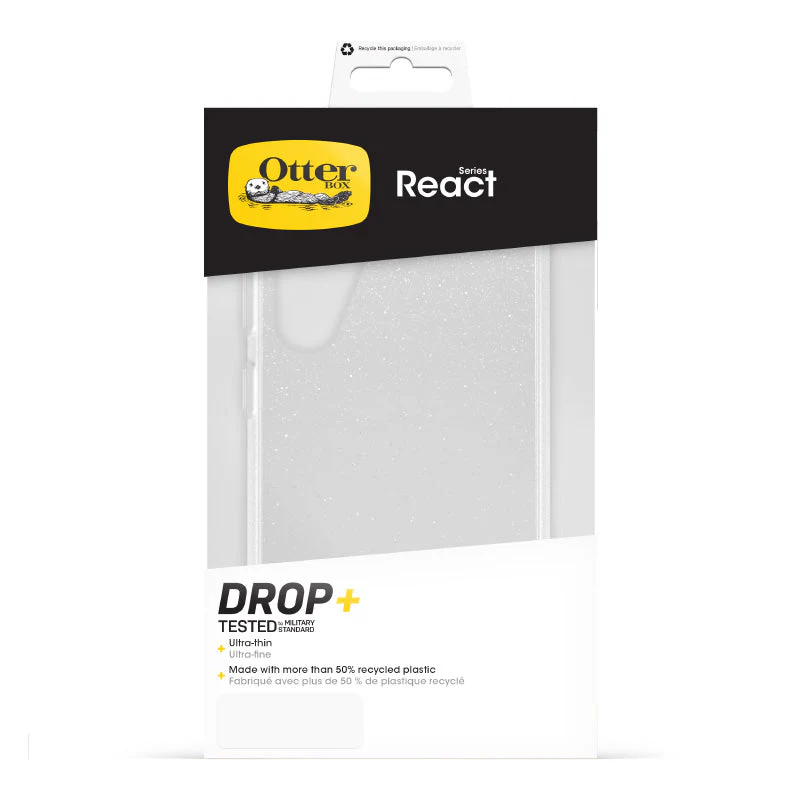 Otterbox React S24 Stardust Case for Samsung (Clear) - Image 4
