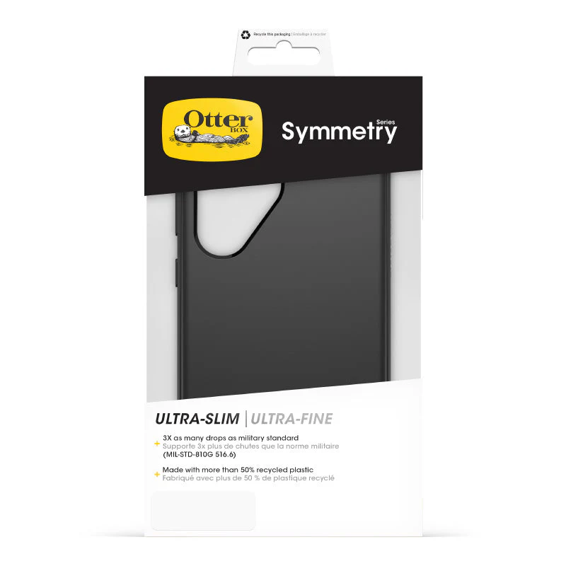 Otterbox Symmetry S24 Ultra Black Case for Samsung (Black) - Image 3