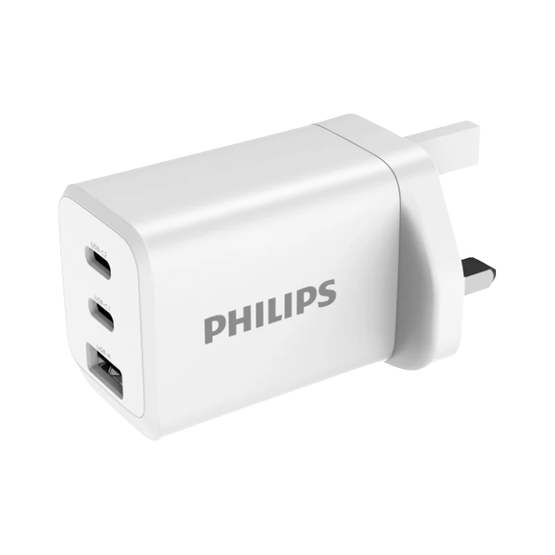 Philips DLP6331CW/05 65W GaN Fast Wall Charger 2C1A