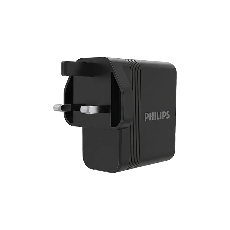 Philips DLP6332CB/05 100W GaN Wall Charger 2C1A (Black) - Image 2